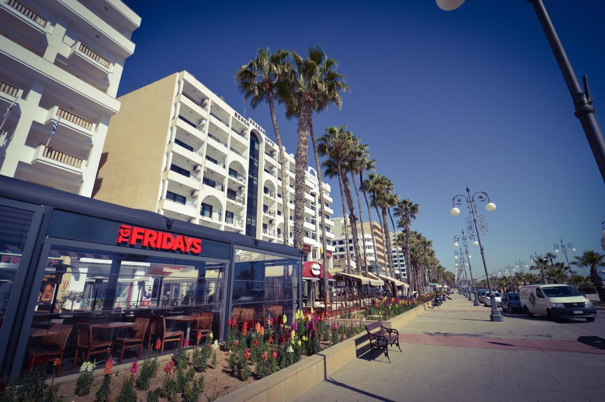 Krasas Beach Apartment Rentals Lárnaka Kültér fotó